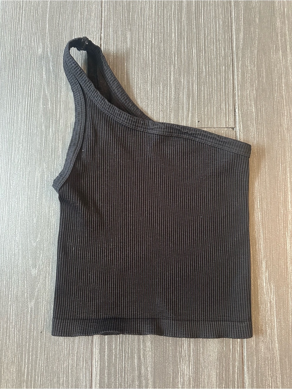 Black One Shoulder Top